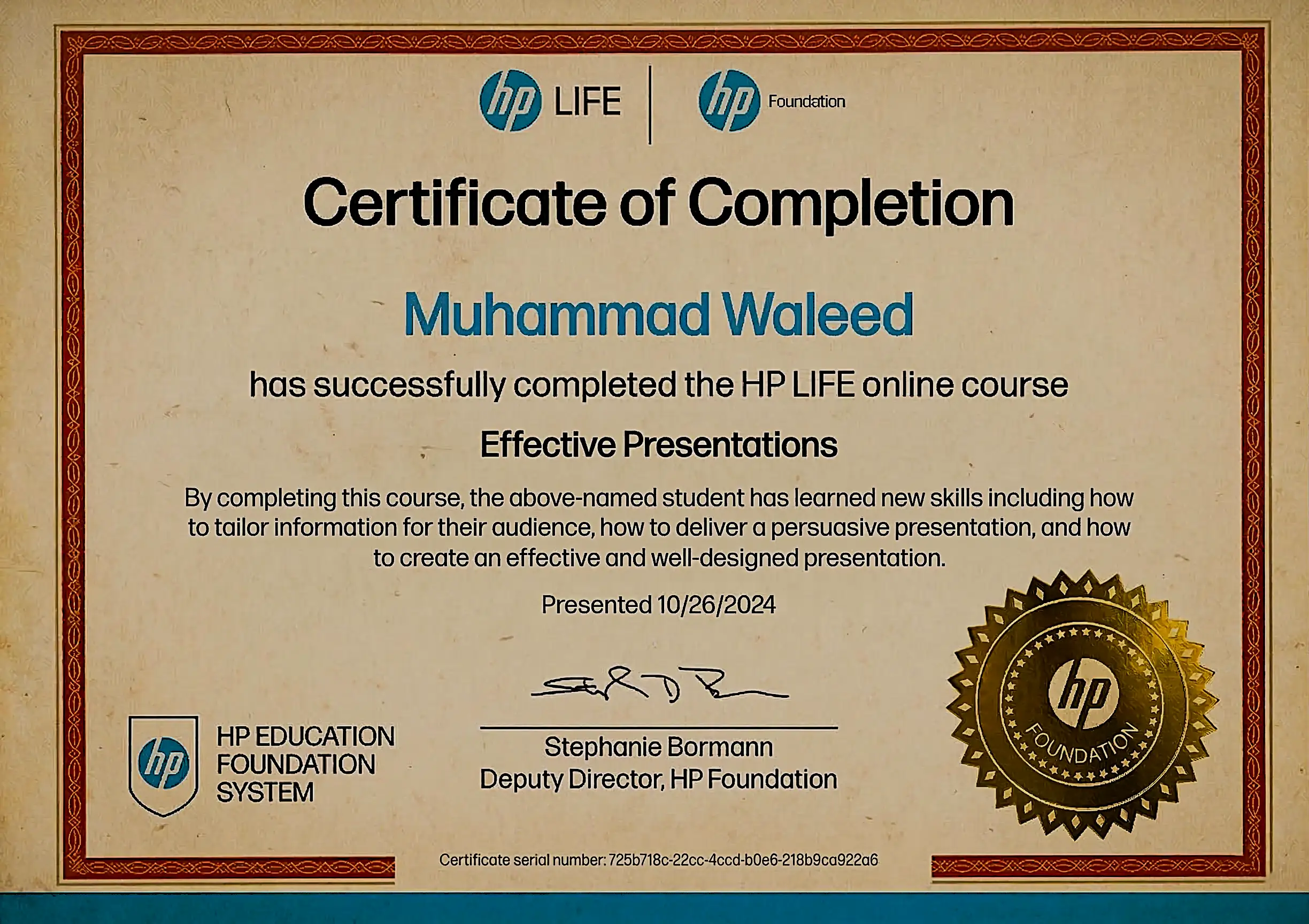 Machine Learning Certificate